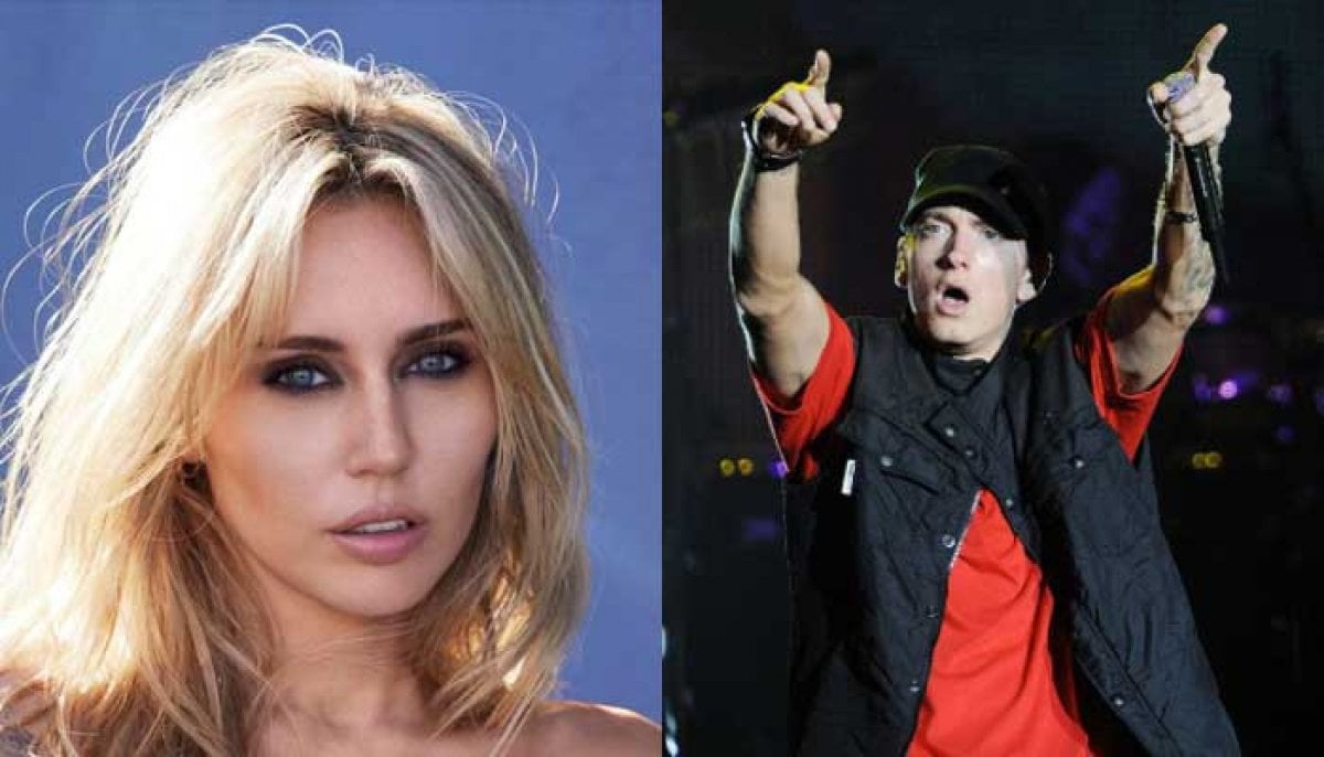 Miley shares stunning photo with lyrics echoing Eminem classic