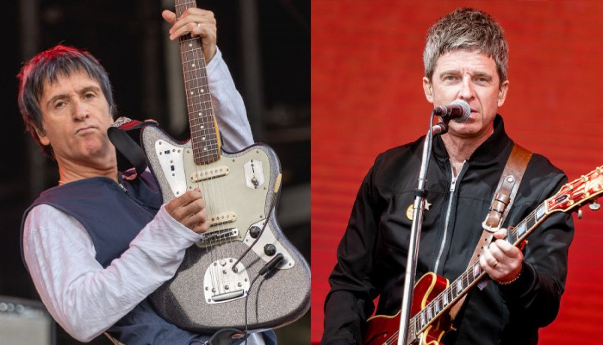 Johnny Marr gets candid about guitar collection as Noel Gallagher joins him