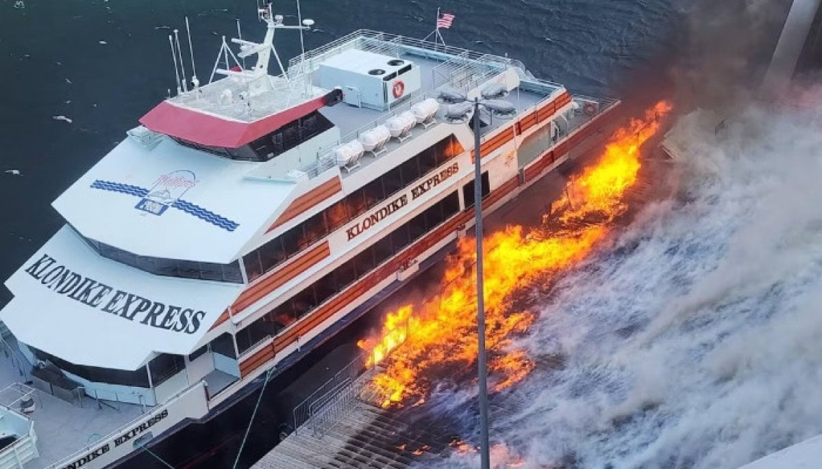 Whittier cruise terminal fire forces tunnel closure as crews battle blaze