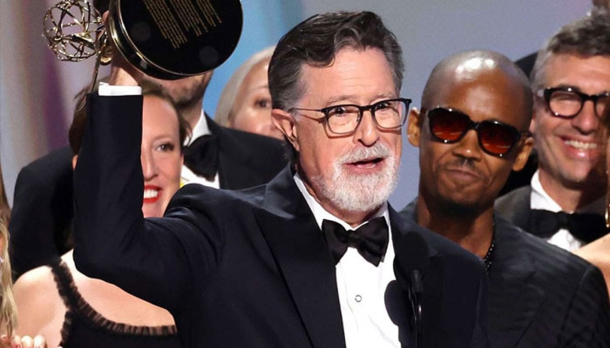 Stephen Colbert unveils his bold new avatar: 'Beard-bot'