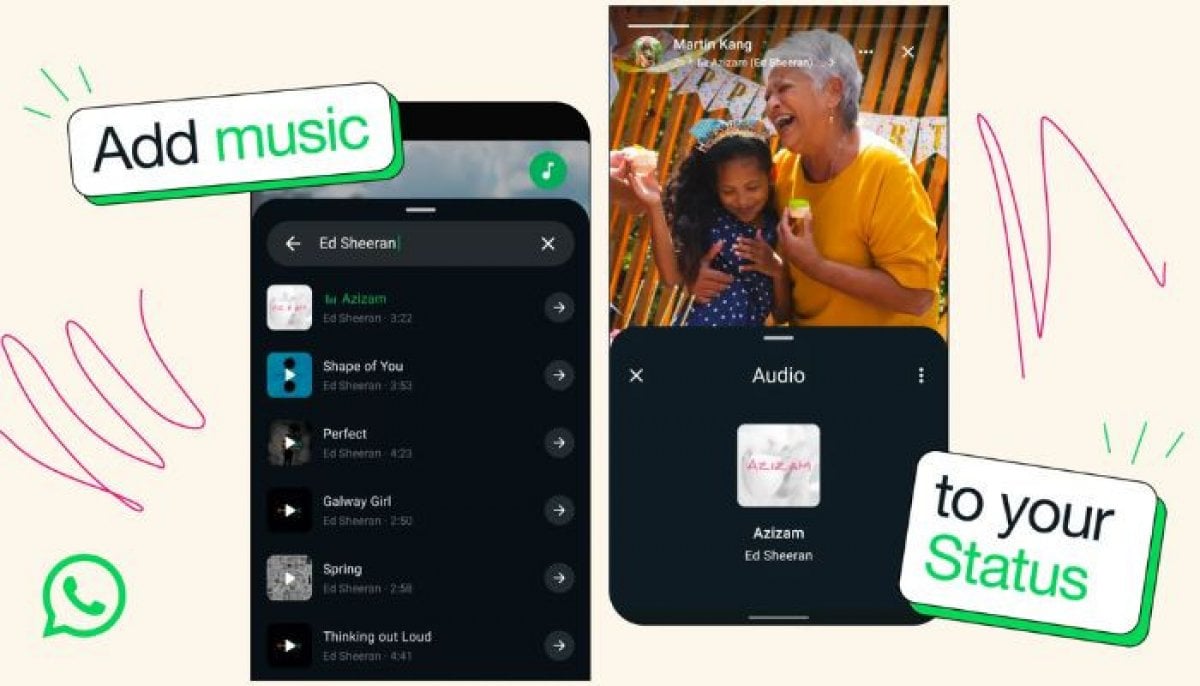 WhatsApp adds starred music feature to make status songs easier to find