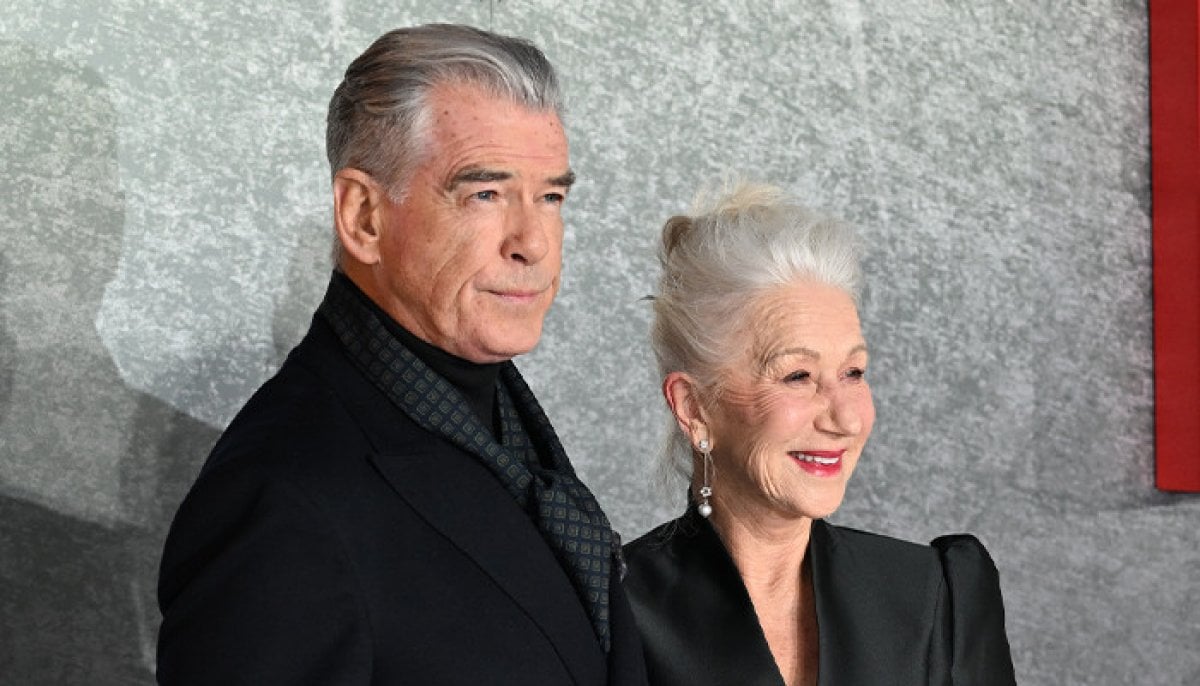 Pierce Brosnan and Dame Helen Mirren get candid about life off ‘MobLand’ set