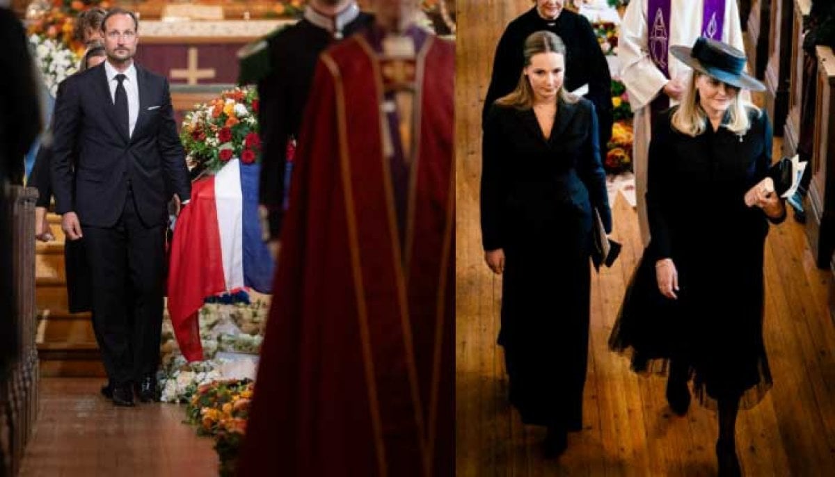 Royal family releases pictures of Princess Astrid's funeral 