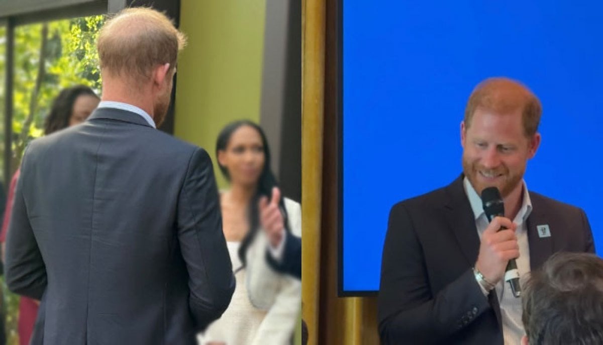 Prince Harry crashes NYC panel with jokes about his age