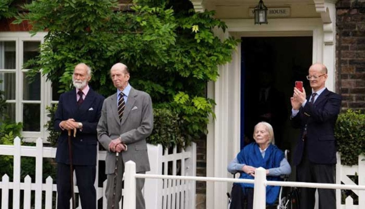 Oldest living member of royal family remembers wife after first anniversary
