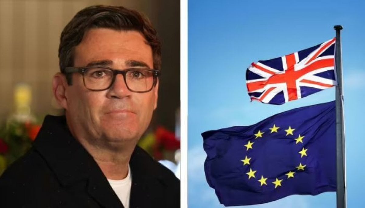 Andy Burnham says Britain should weigh EU options, including rejoining bloc