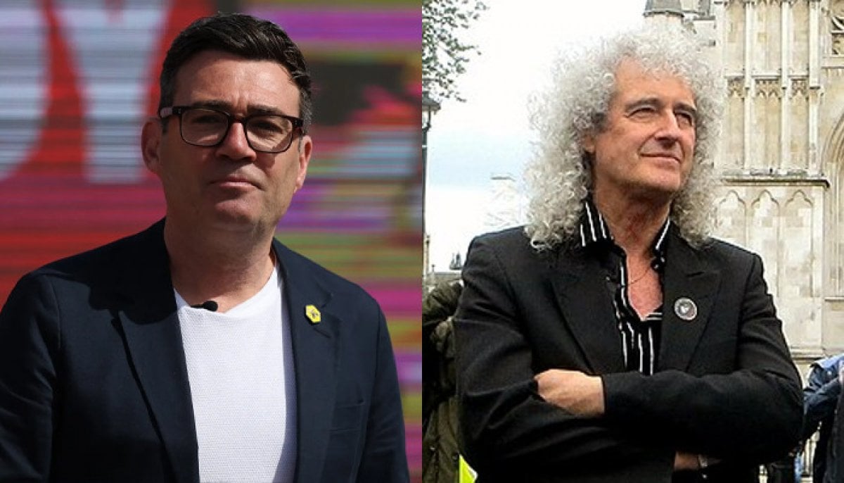 Sir Brian May warns Andy Burnham to block AI ‘before it’s too late’ 