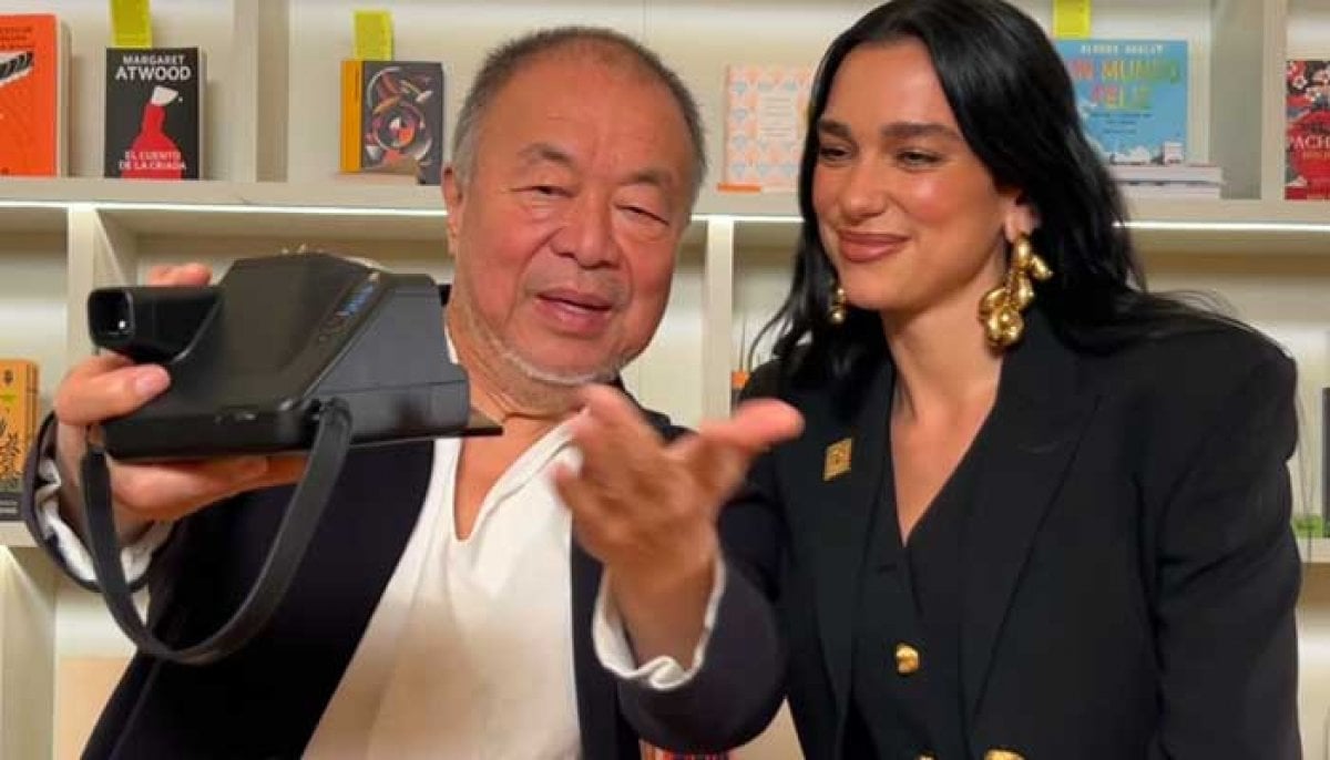 Dua Lipa showers love on Ai Weiwei after powerful interview