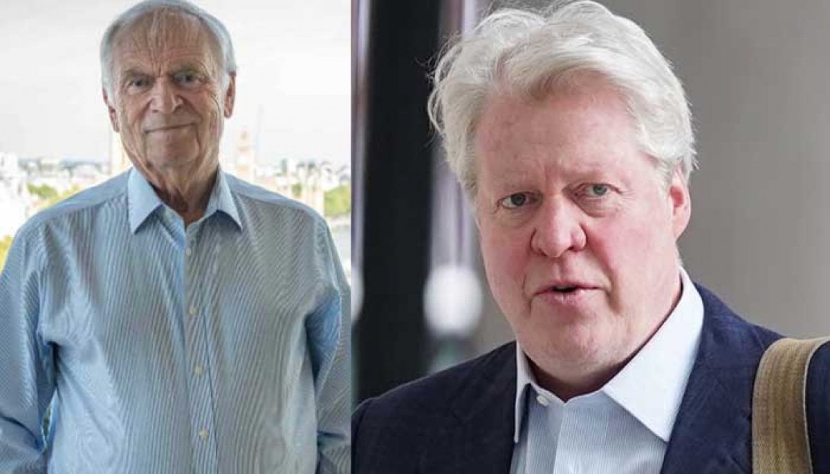 Jeffrey Archer's final text to Piers Morgan was about Earl Spencer feud