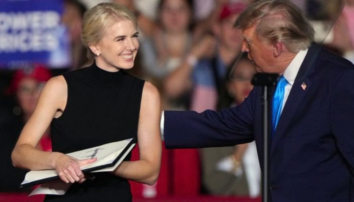 Trump and close aide Natalie Harp take center stage at Nebraska rally 