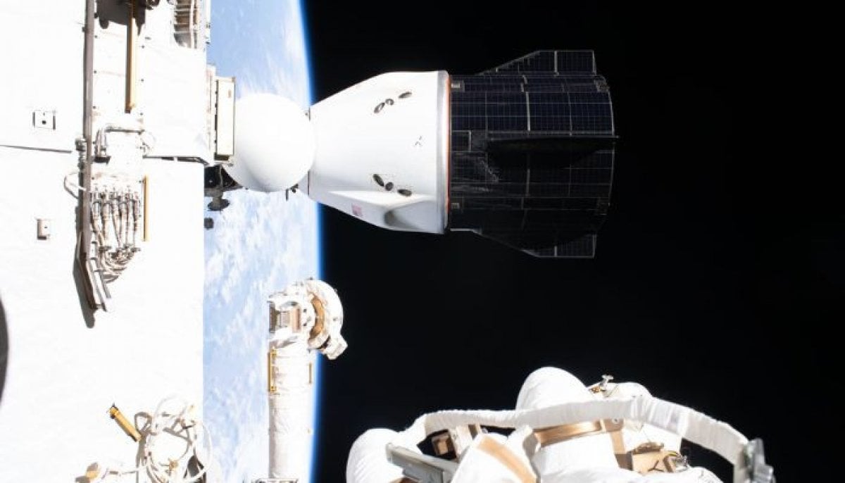 NASA's Crew-12 Dragon begins return trip from space station