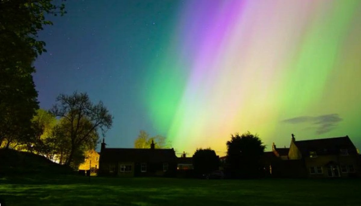 UK skies lit-up by stunning northern lights after intense solar storm