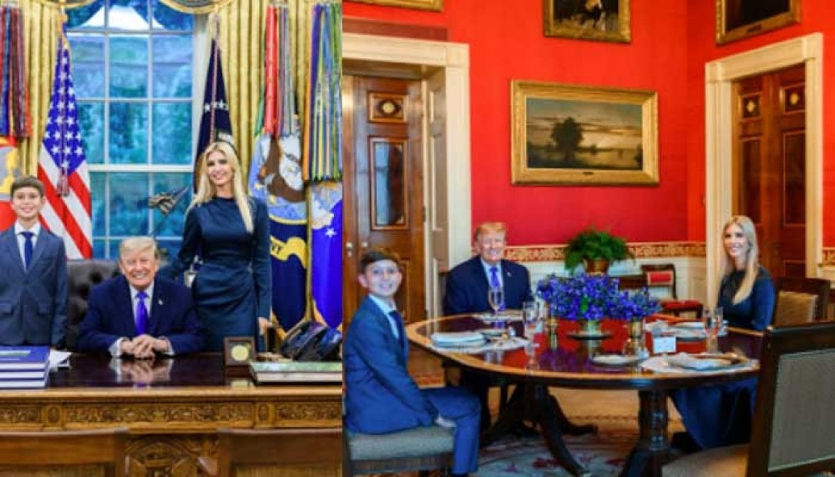 Trump hosts White House dinner for Ivanka's son as he turns 13