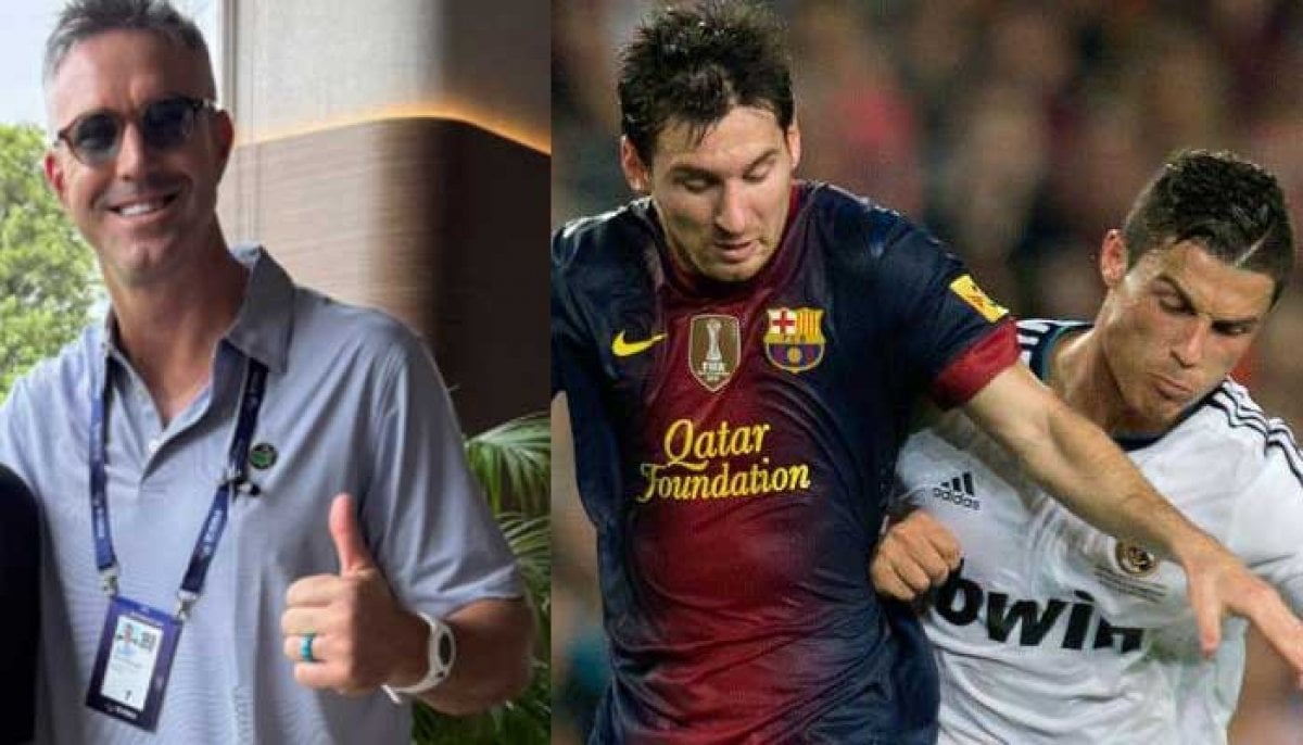 ‘Ronaldo is the GOAT’: Kevin Pietersen trolls Piers Morgan with footballer’s photo 
