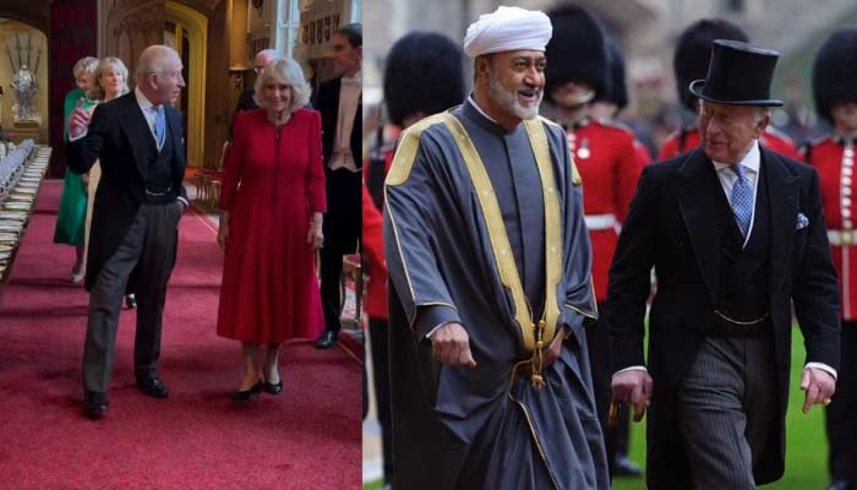 Buckingham Palace shares video ahead of State Banquet for Sultan of Oman