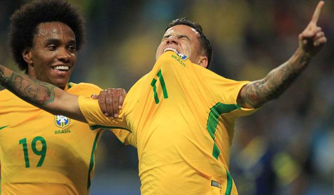 Brazil on top as Chile, Argentina struggle