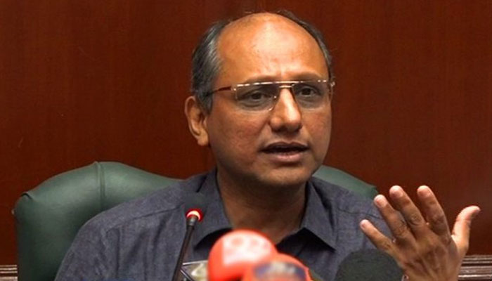 Sindh Education Minister Saeed Ghani.