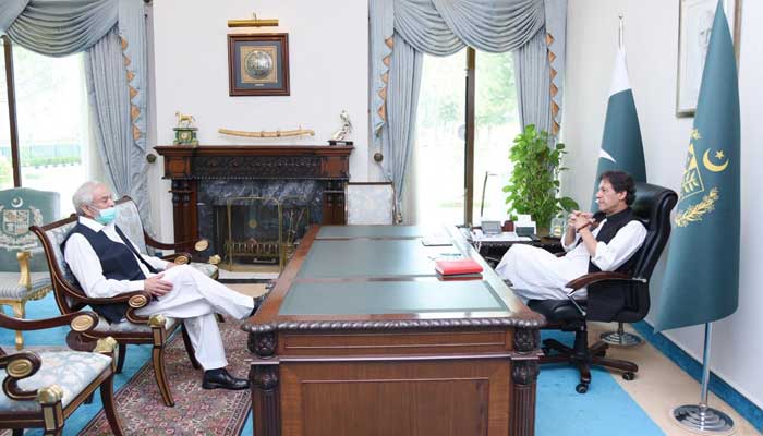 PCB Chairman meets PM Imran Khan in Islamabad.