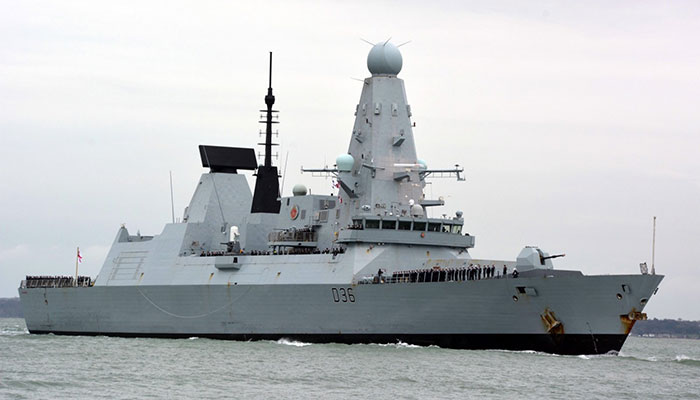 Russia says it fired warning shots at UK ship
