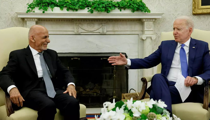 Biden, Ghani discuss US troops withdrawal
