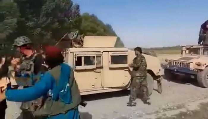 US military vehicles fall into Taliban hands
