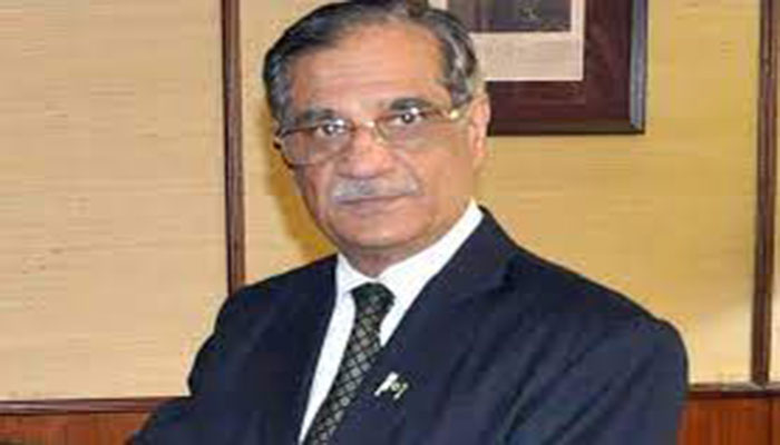 Former CJP Saqib Nisar.