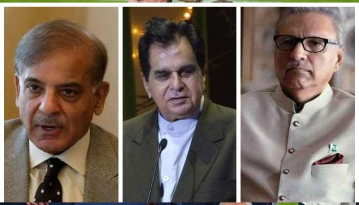 President, PM, Shehbaz, others sad at Dilip demise