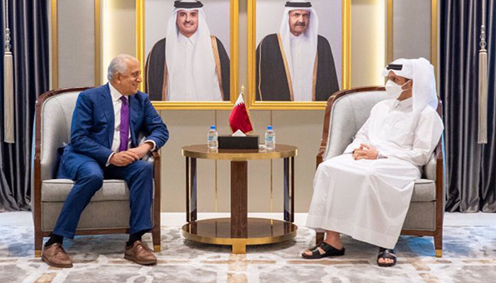 Qatar FM, Khalilzad meet to discuss Afghan situation
