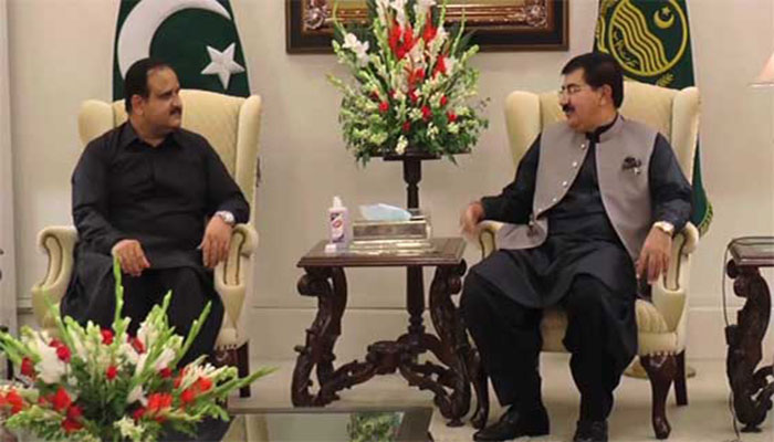Punjab CM, Sanjrani discuss inter-provincial harmony