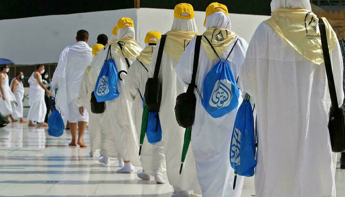 Haj underway as limited number of pilgrims arrive in Mina