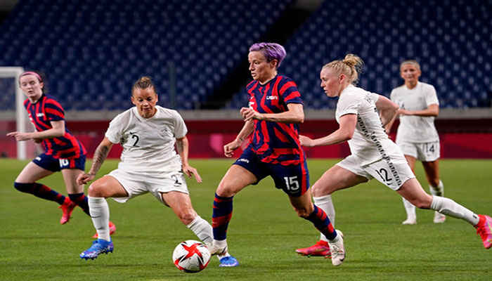US bounce back on goal-laden day in Olympic women’s football