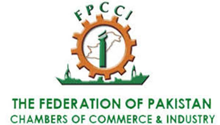 The logo of Federation of Pakistan Chambers of Commerce and Industry (FPCCI).