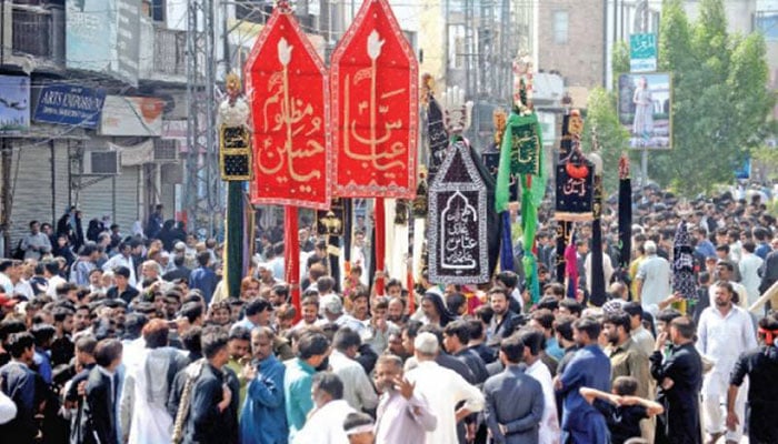 9th Muharram procession held amid tight security