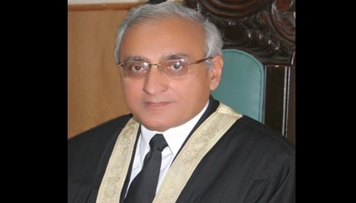 Former chief justice of the Federal Shariat Court Riaz Ahmad Khan. -File photo