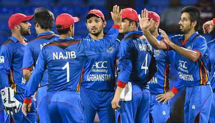 Afghan cricket team file photo