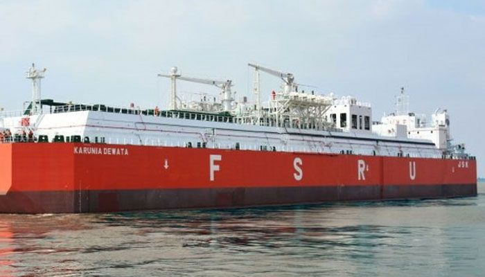 Utilisation of additional capacity of new FSRU in doldrums