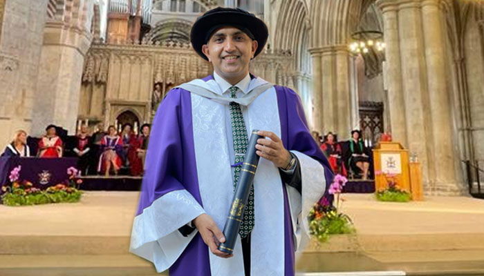 Hertfordshire honours Pak educationist with doctorate
