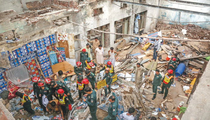 Woman killed, two hurt in Lahore roof collapse incident