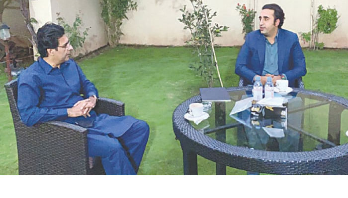Bilawal, Moonis Elahi discuss political situation