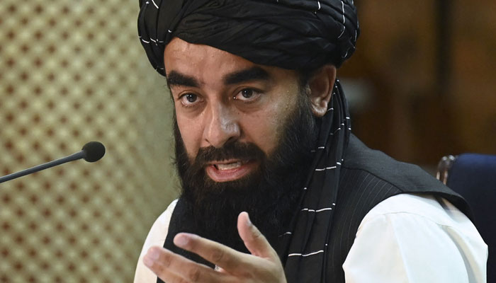 Mujahid accuses US of violating Afghan airspace