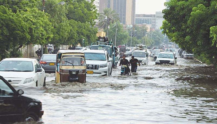 Rainfall tests Karachi's drainage system - Vimarsana News