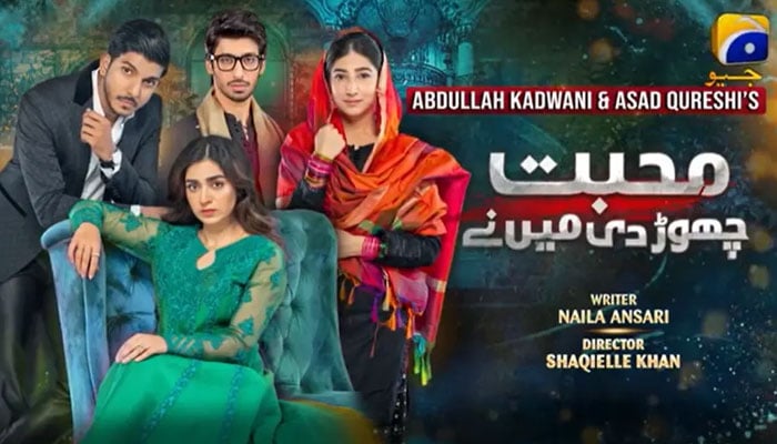 ‘Mohabbat Chor Di Maine’ starts today on Geo TV