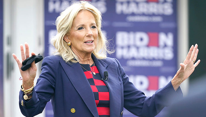 US First Lady Jill Biden hits campaign trail in Virginia