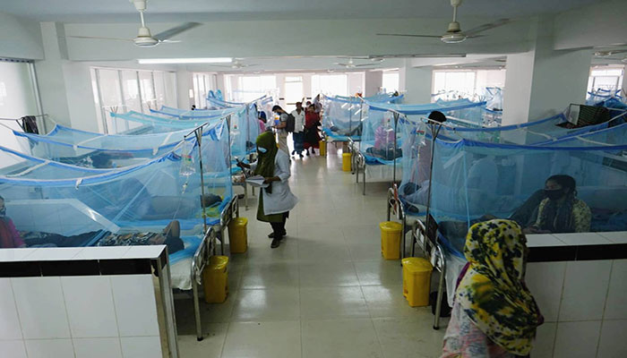 Number of dengue fever patients in twin cities registering sharp increase