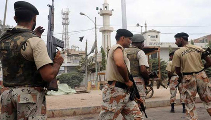 Rangers arrest two ‘extortionists’ in District East raid