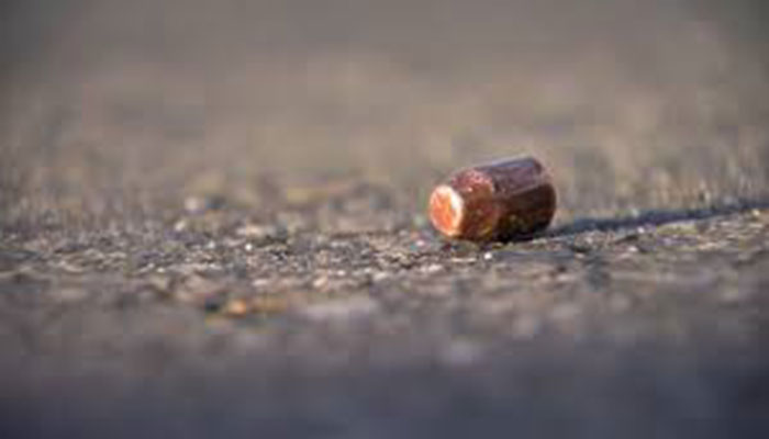 Man, woman wounded by stray bullets