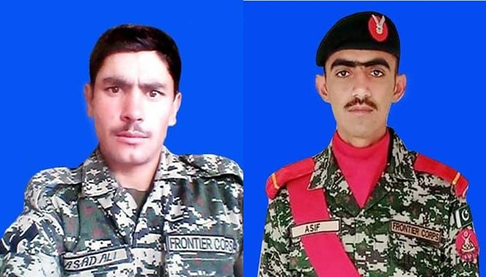 Two soldiers martyred at Pak-Afghan border