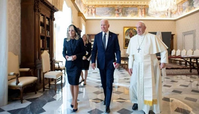 Biden hails pope as ‘warrior of peace’ in meeting before G20
