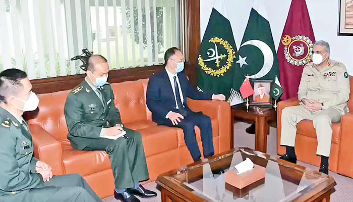 Chinese envoy, defence attaché meet COAS