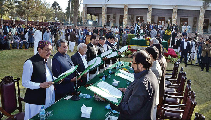 14-member Balochistan cabinet sworn in